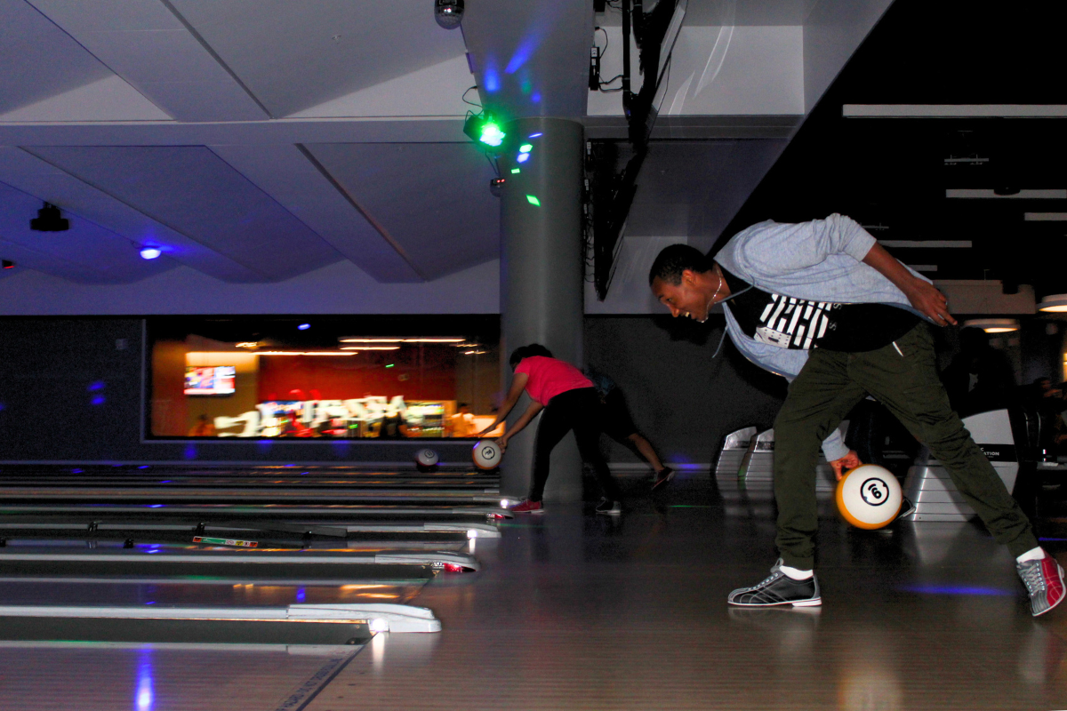 Student at Aztec Lanes